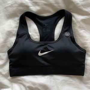 NWT Nike Black Dri-fit Sports Bra - Size XS